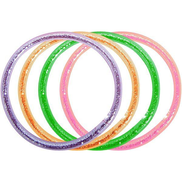 BRACELETS GLITTER PK 4