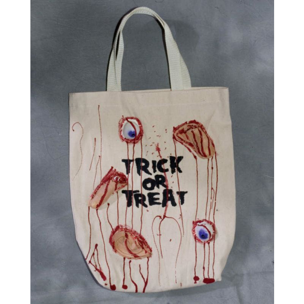 BODY PARTS GORY HALLOWEEN CANVAS BAG