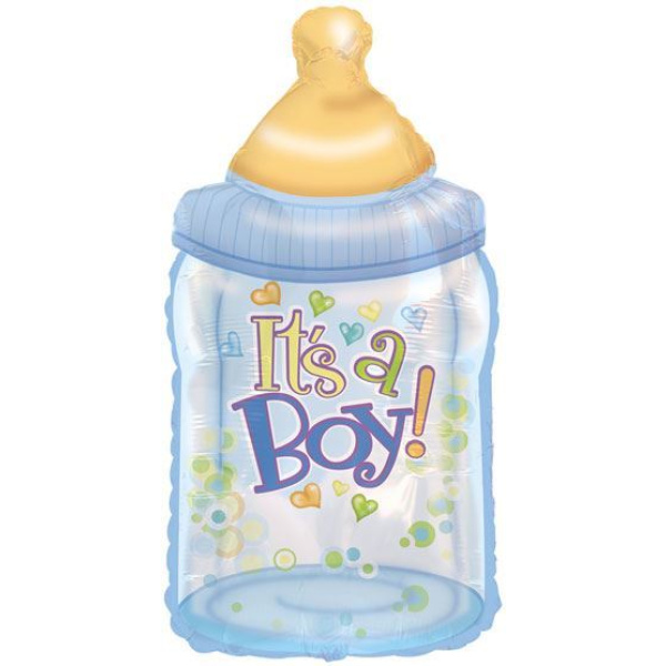 BALLOON FOIL BABY ITS A BOY BOTTLE