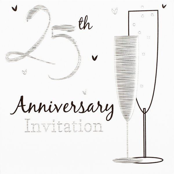 INVITATION WEDDING ANNIVERSARY 25TH