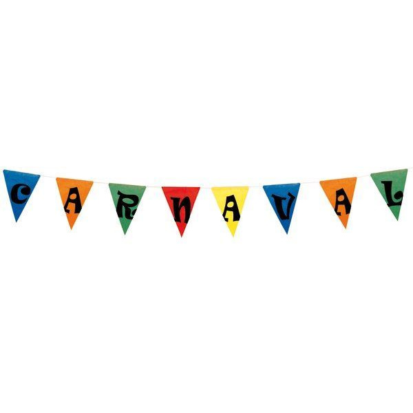 BUNTING ASSTD COLOUR CARNAVAL 10M