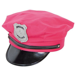 HAT POLICE NEON PINK