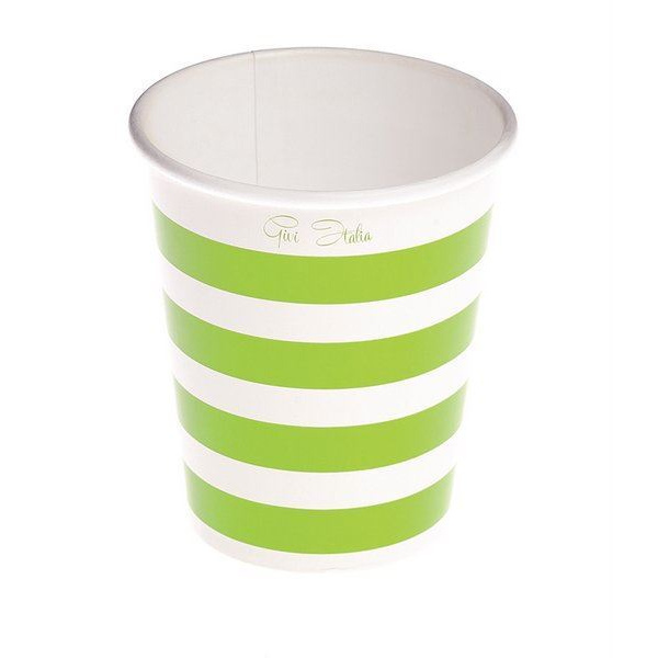 CUPS STRIPE CARD 250CC GREEN 10'S