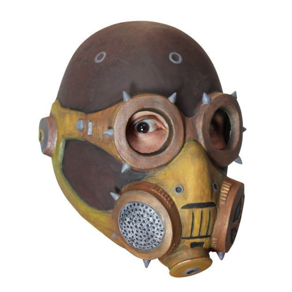 MASK HEAD STEAMPUNK GAS MASK