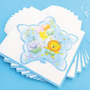 BABY BOY PARTY NAPKINS PAPER 20'S