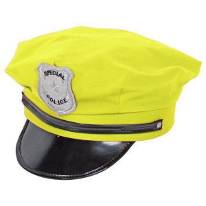 HAT POLICE NEON YELLOW