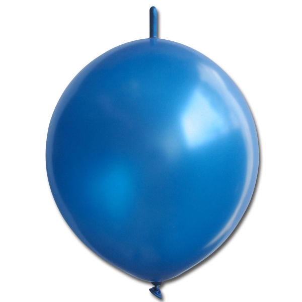 BALLOON HELIUM LINK ROUND 32M BLUE LIGHT