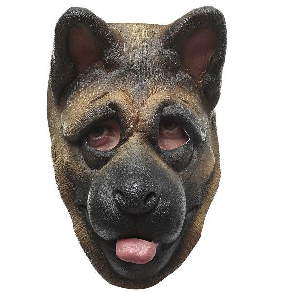 MASK FACE FUNNY ANIMAL GERMAN SHEPHERD