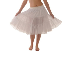 PETTICOAT WHITE MID LENGTH X LAR