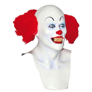 DELUXE CLOWN WITH RED CURLY HAIR