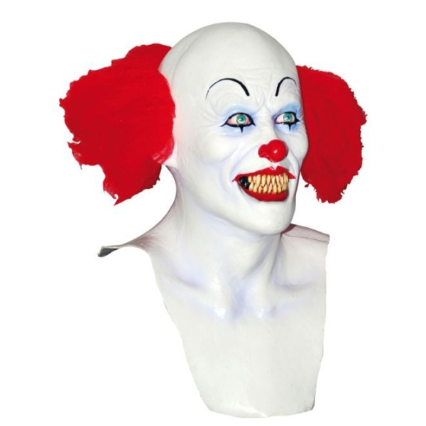 DELUXE CLOWN WITH RED CURLY HAIR