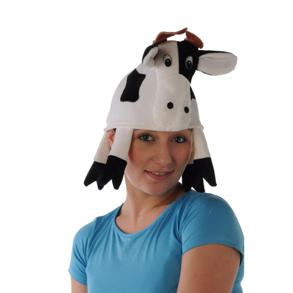 HAT ANIMAL COW WITH HORNS