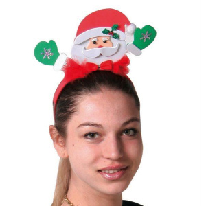 TIARA SANTA HEADS FELT