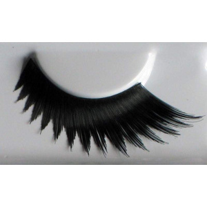 EYE LASHES SERRATED DIAGONAL BLACK L