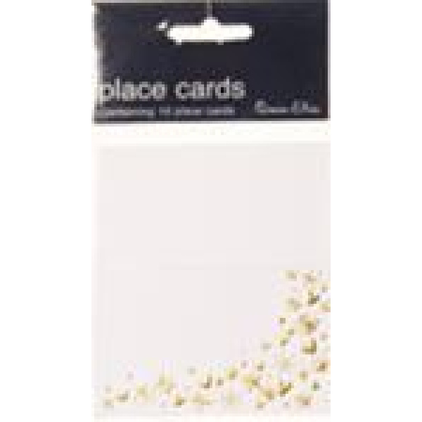 PLACE CARD FOIL WEDDING 10 PK