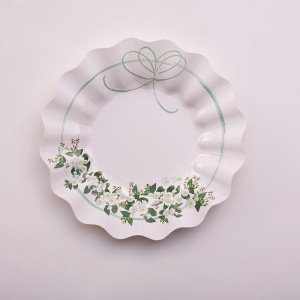 PLATES ROMANTICA CARD 21CM 10'S