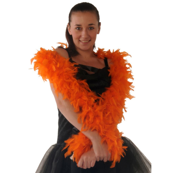 BOAS FEATHER ORANGE 1.8M