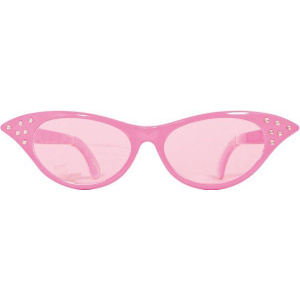 GLASSES LARGE XXL PINK & PINK LENS