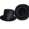 HAT TOP VELVET BLACK ONE SIZE FITS ALL