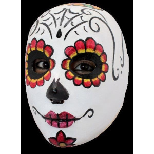 MASK HEAD DAY OF THE DEAD ARTISTIC CATRI