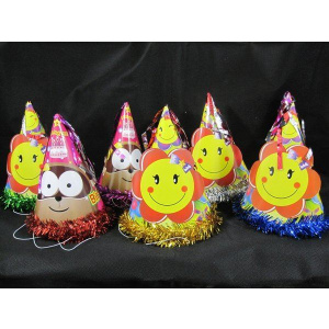 HATS PRINTED CONE HAPPY BIRTHDAY 2