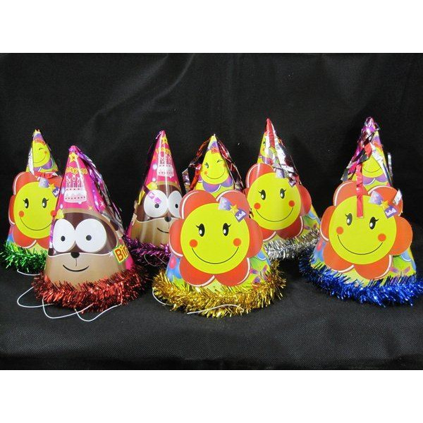 HATS PRINTED CONE HAPPY BIRTHDAY 2