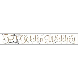 BANNER ANNIVERSARY GOLDEN (50)