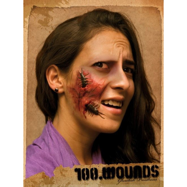 PROSTHETIC WOUNDS 100 ON FACE