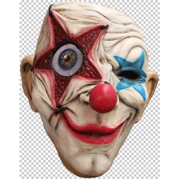 CRAZY ANIMATED EYE CLOWN MASK