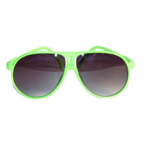 GLASSES SCARFACE GREEN LIME