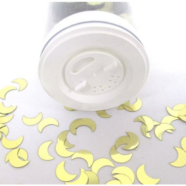 GOLD MOONS TABLE DECOR CONFETTI 100G