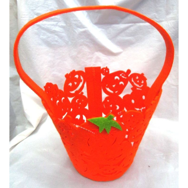 BASKET CANDY COLLECT PUMPKIN SHAPE