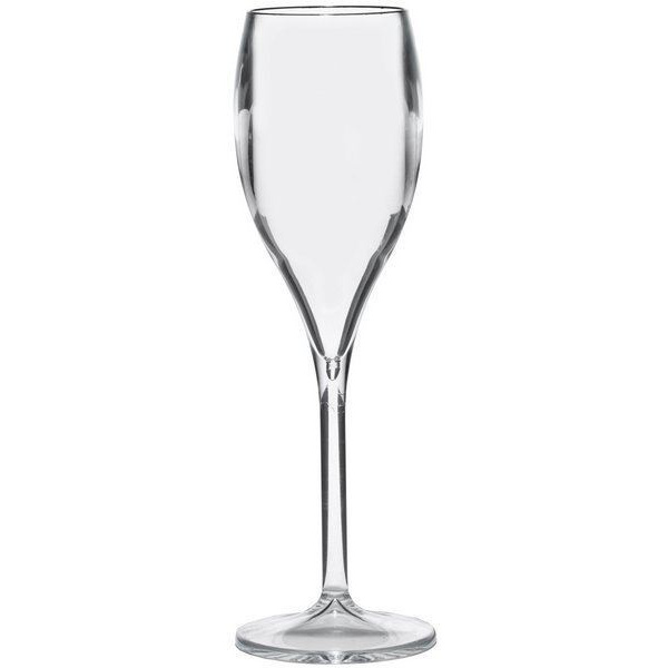 FLUTES DELUXE 20.5CM TRANSPARENT