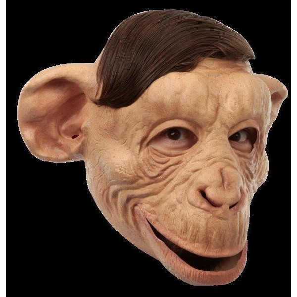 MASK HEAD ANIMAL CHIMP OWN HAIR