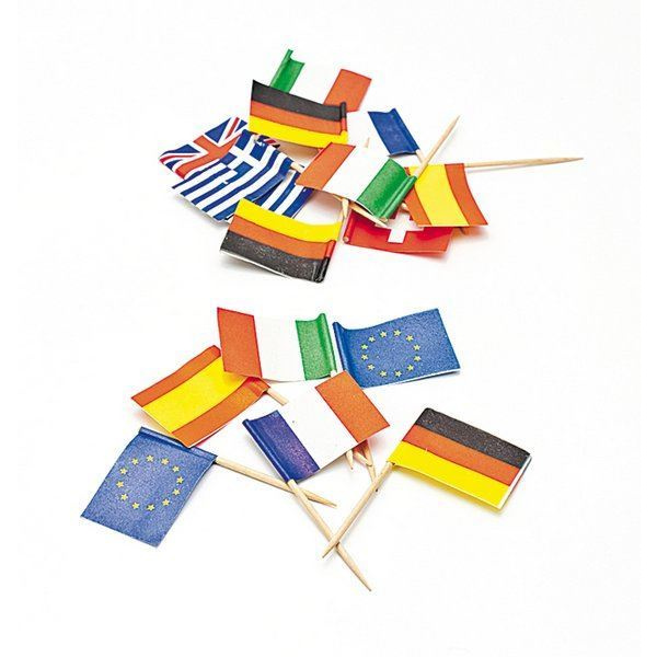 PICKS TO PARTY MINI FLAGS ASSORTED 144S