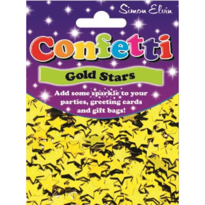 CONFETTI SPARKLING STAR GOLD