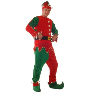 ELF  COSTUME VELVET 4 PIECE  LARGE