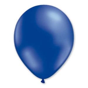 BALLOON METALLIC 13CM BLUE X1000