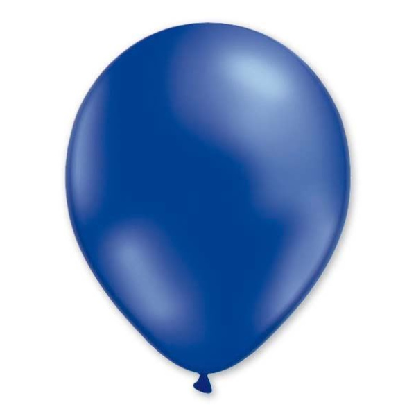 BALLOON METALLIC 13CM BLUE X1000