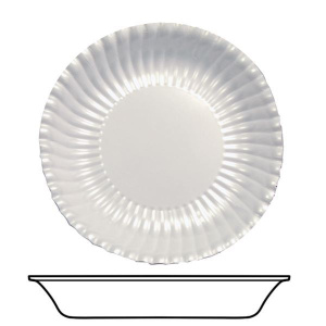 BOWLS CARD 22CM PEARL WHITE 10'S