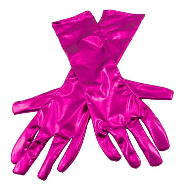 GLOVES METALLIC CERISE