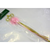GOLD WAND WITH CROWN HEAD & MULTI RIBBOS
