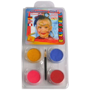 FACE PACK 4 COLOURS GLAMOUR GIRL