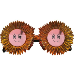 GLASSES SHAPED SUN SMILING