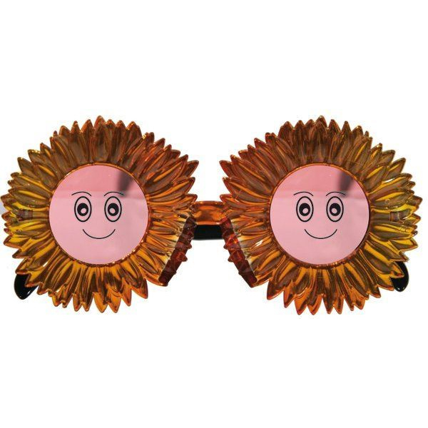 GLASSES SHAPED SUN SMILING