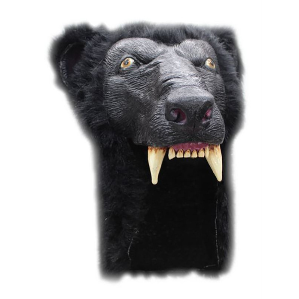 MASK HELMET BEAR BLACK