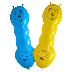 BALLOON KIT SHAPED CATERPILLAR 65CM 2'