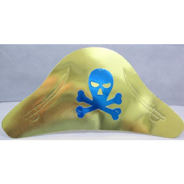 FOIL HATS PIRATE 6'S IN BAG WITH H