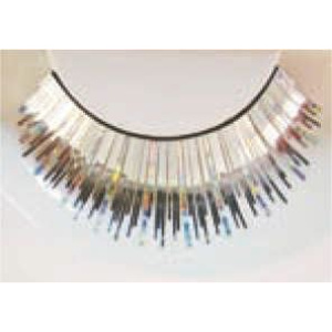 EYE LASHES HOLOGRAPHIC SILVER